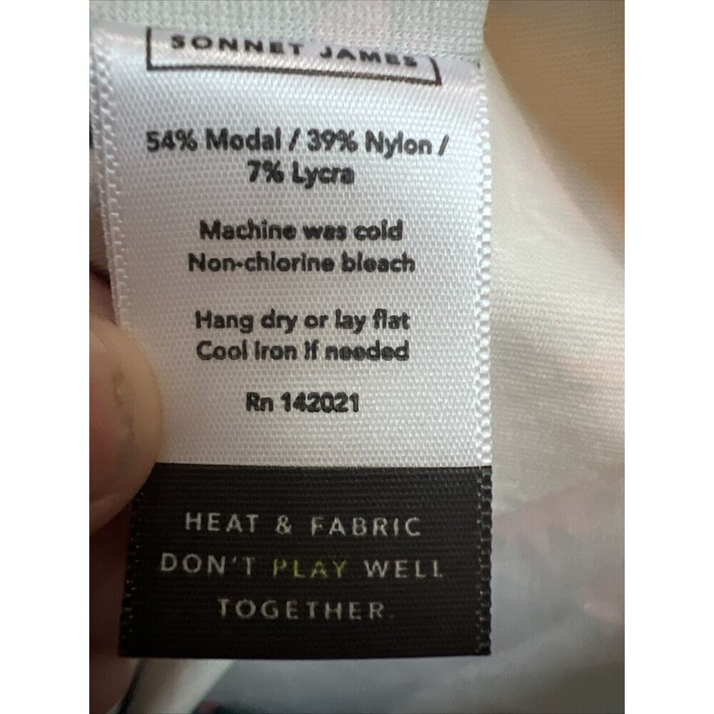 Sonnet James A Play Dress Size XXL Womens Stretch Jersey Short Sleeve NWT - Picture 8 of 8